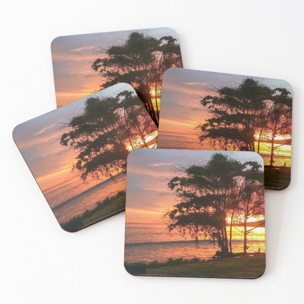 Item preview, Stunning Sunset At Invaders Bay - Designed by Nature & Santimanitay to make you smile. designed and sold by santimanitay.