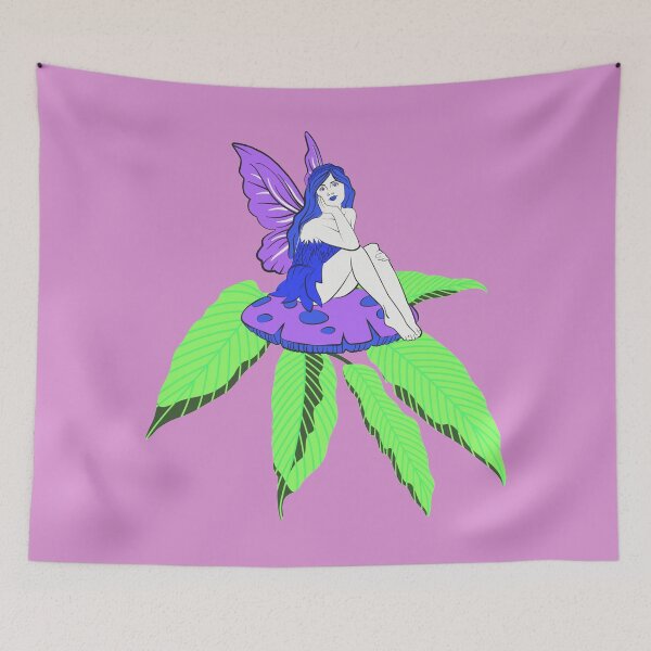 Item preview, Fanciful Fairy sitting on leaves designed and sold by janraydesigns.