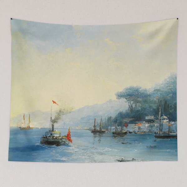 Item preview, Shipping On The Bosphorus, Constantinople (1900) By Ivan Konstantinovich Aivazovsky. designed and sold by sunny-007.
