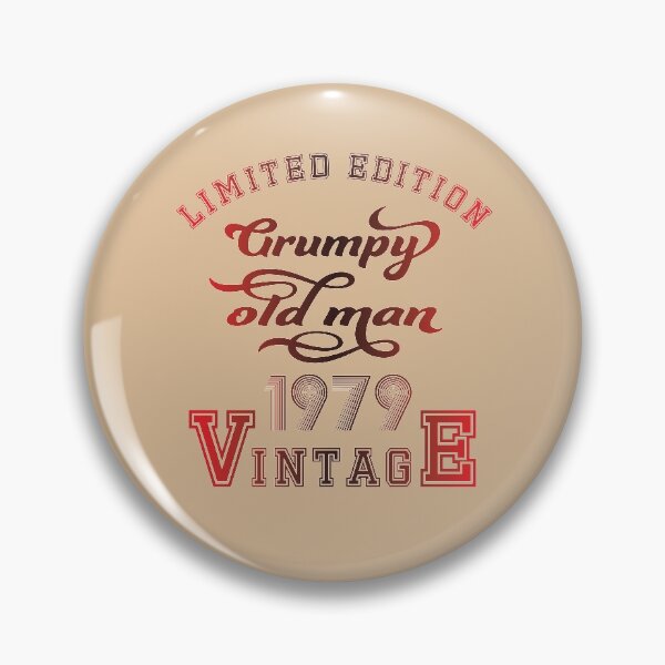 Item preview, Limited edition grumpy old man 1979 vintage designed and sold by StencilMyst ..
