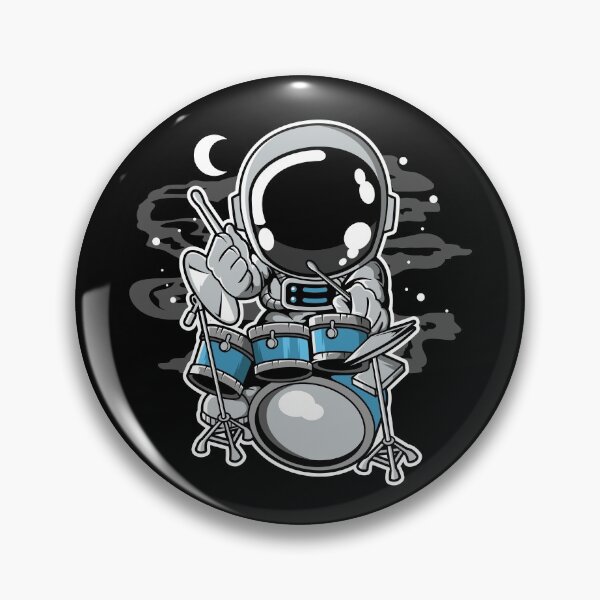 Item preview, Astronaut Drummer - Funny Outer Space Lovers designed and sold by Desteroids.