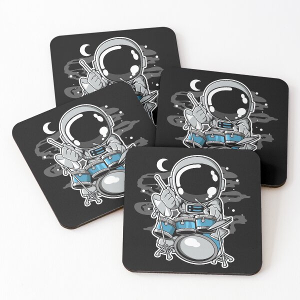 Item preview, Astronaut Drummer - Funny Outer Space Lovers designed and sold by Desteroids.