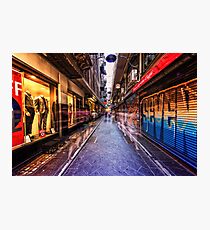 Melbourne's famous laneways Photographic Print