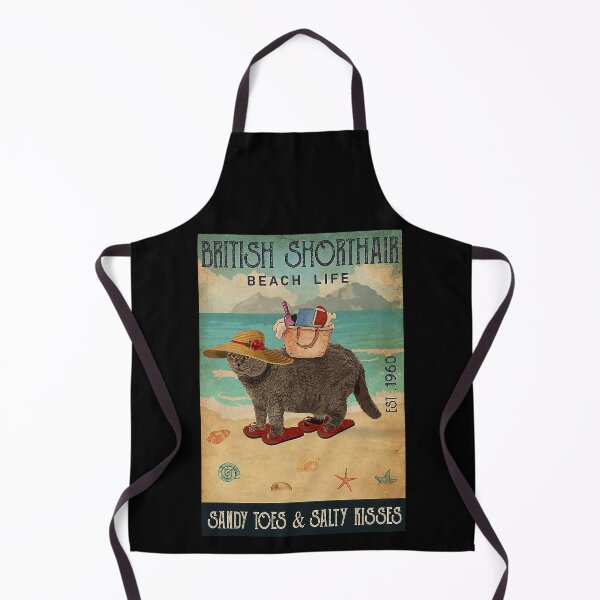 Item preview, British Shorthair Cat gift Beach Life Sandy Toes designed and sold by Douglafa.
