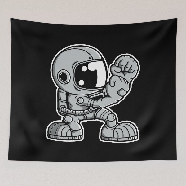 Item preview, Astronaut Fighting Fighter - Funny Outer Space Lovers designed and sold by Desteroids.