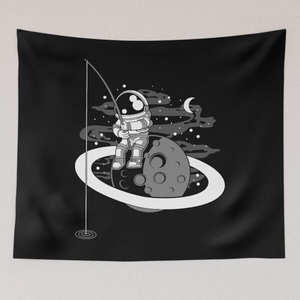 Item preview, Astronaut Fishing - Funny Outer Space Lovers designed and sold by Desteroids.