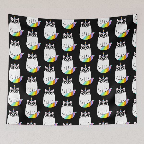 Item preview, meowcorn catcorn cat wearing sunglasses  designed and sold by PabsCellaneous.