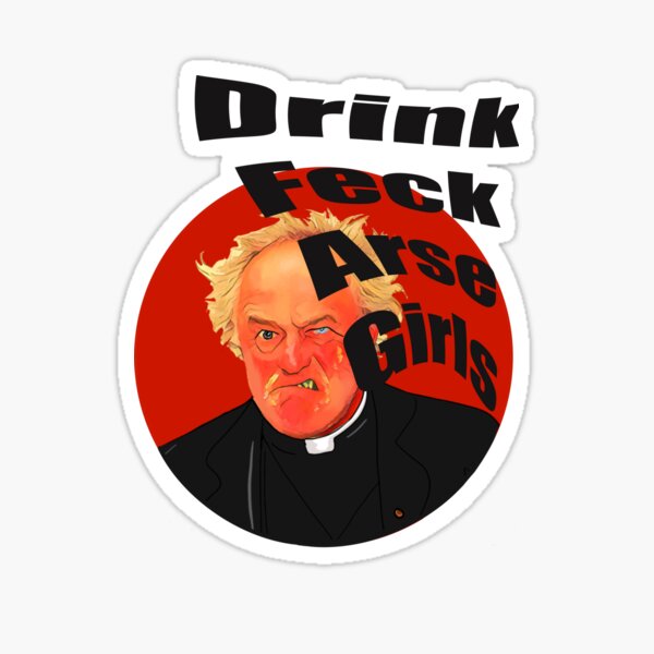 Father ted father jack Sticker