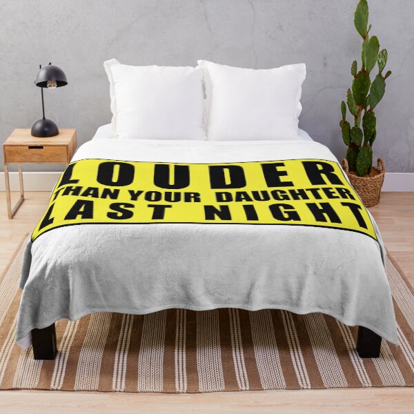 Item preview, Louder than your daughter last night - funny bumper sticker designed and sold by estudio3e.