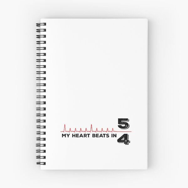 Item preview, My Heart Beats in 5/4 - for Drummers (black text) designed and sold by Kendall Anderson.