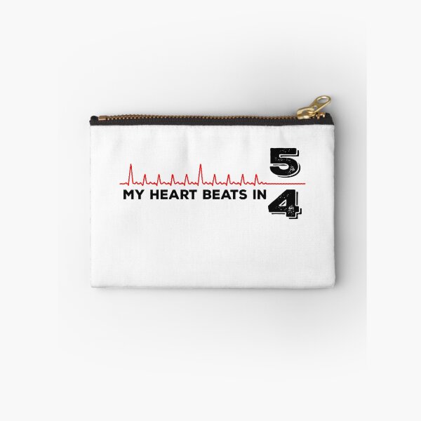 Item preview, My Heart Beats in 5/4 - for Drummers (black text) designed and sold by Kendall Anderson.