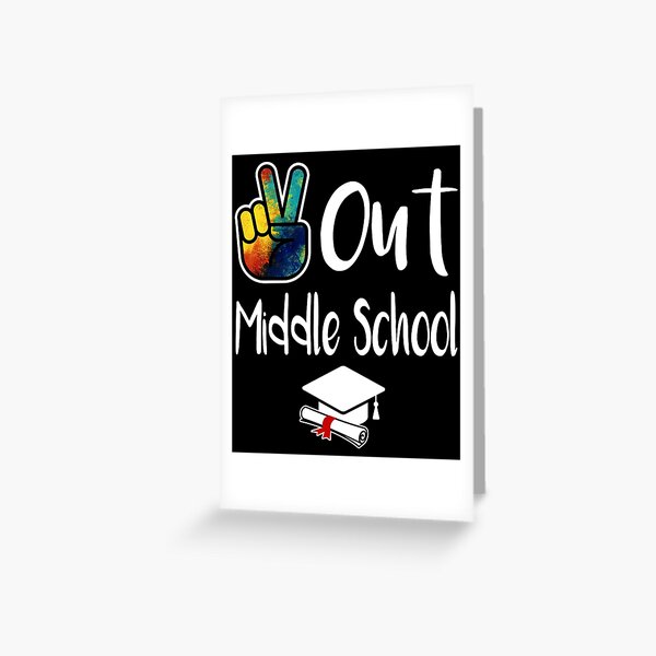 Item preview, Peace Out Middle School designed and sold by Koi-Art.