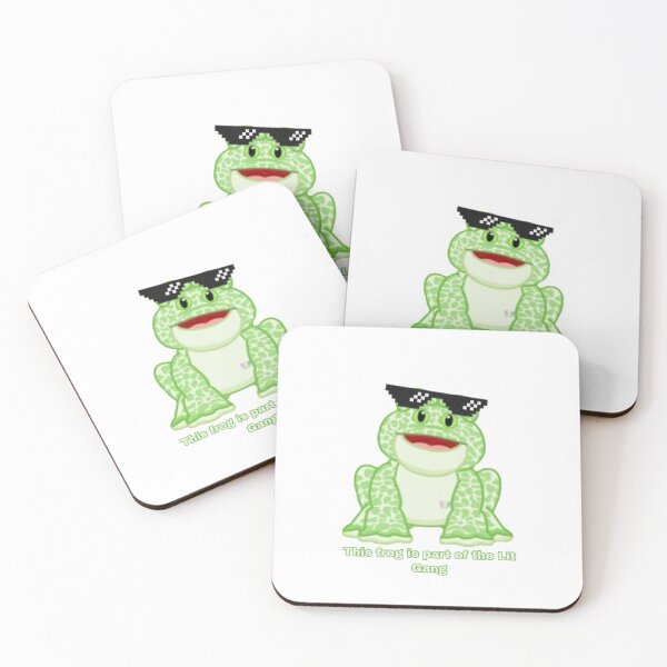 Item preview, Webkinz frog this frog is part of the lit gang meme designed and sold by dyslsexyia.