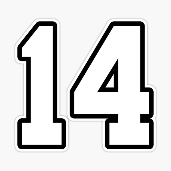 Jersey number 12 Sticker for Sale by bellacommorato