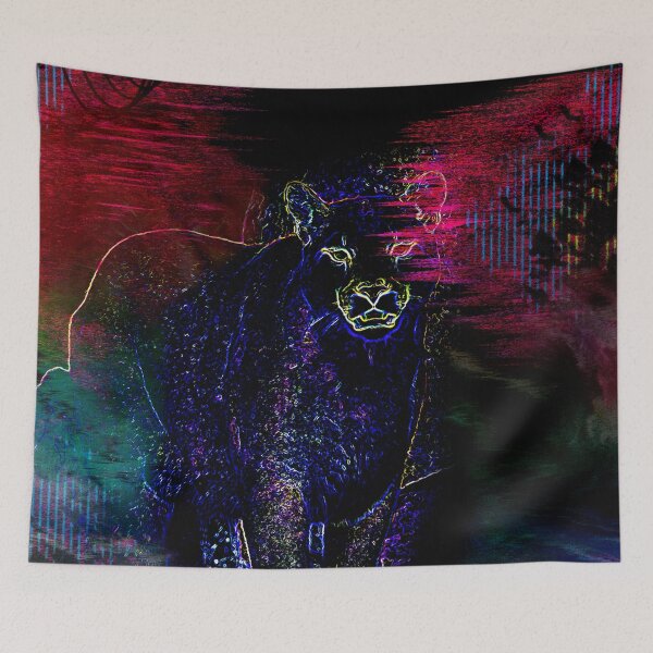 Item preview, Neon Glowing Lion designed and sold by McGee-Artistry.