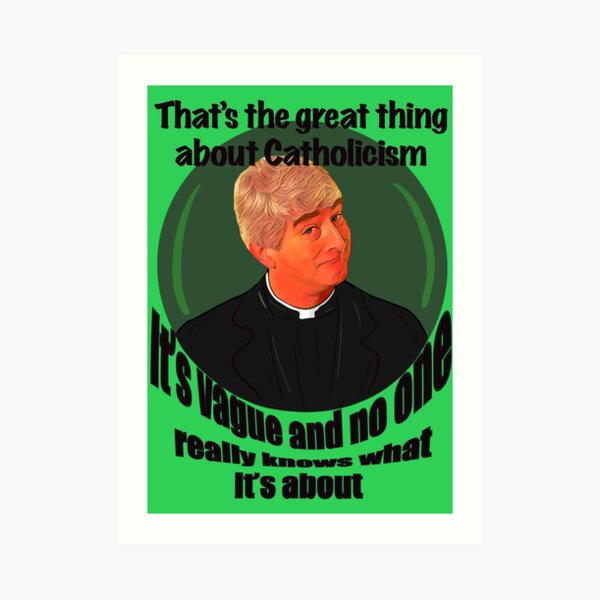Father ted Art Print