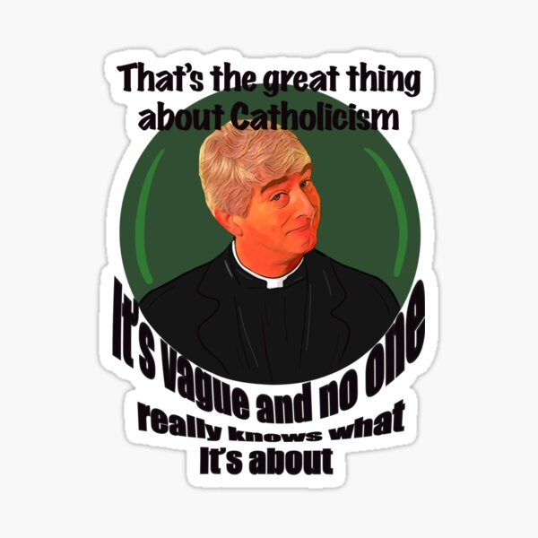 Father ted Sticker