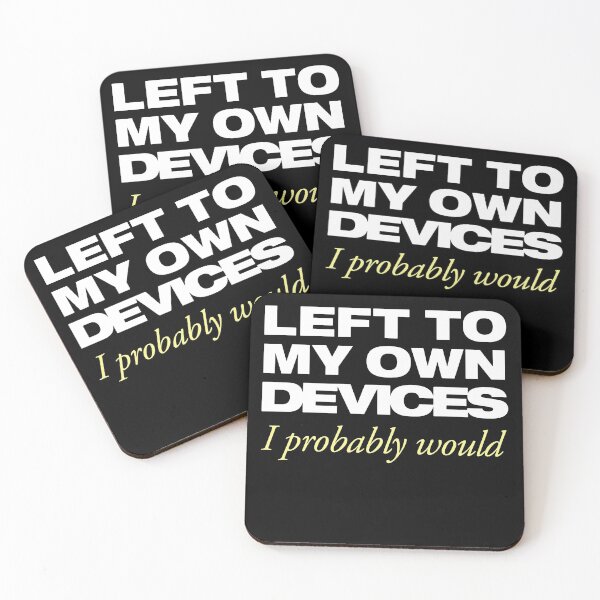 Item preview, Left to my own devices designed and sold by Periodic Table of Synthpop.