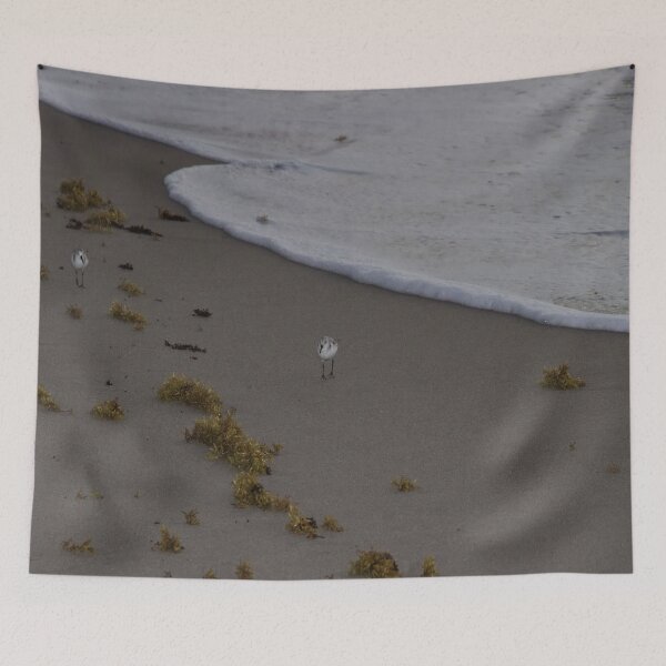 Item preview, Morning walk on the beach with Sandpipers. designed and sold by YR-Collections.
