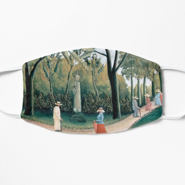 Luxembourg Gardens. Monument to Chopin By Henri Rousseau. Flat Mask