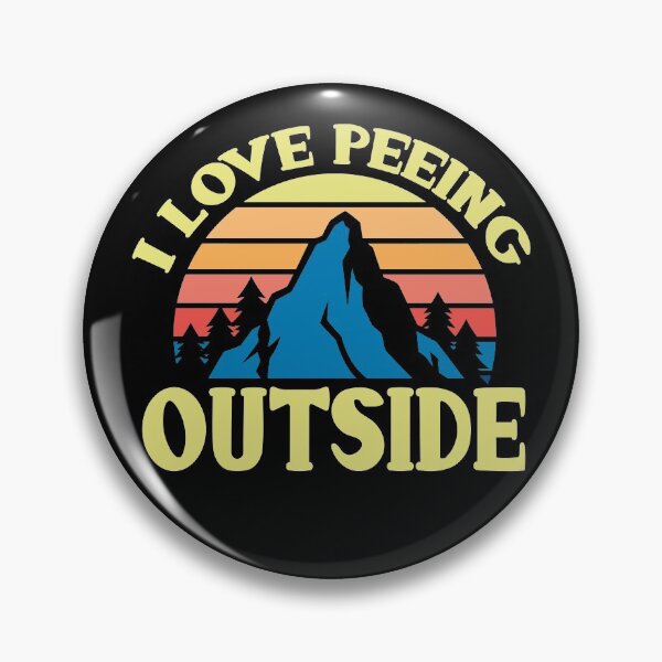 Item preview, I Love Peeing Outside Funny Retro Sunset Camping And Hiking designed and sold by tshirtexpressiv.