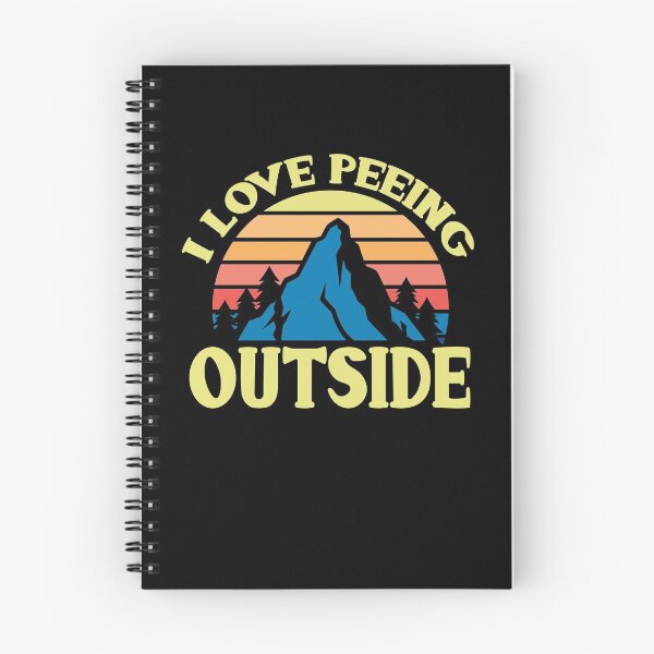 Item preview, I Love Peeing Outside Funny Retro Sunset Camping And Hiking designed and sold by tshirtexpressiv.