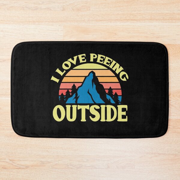 Item preview, I Love Peeing Outside Funny Retro Sunset Camping And Hiking designed and sold by tshirtexpressiv.