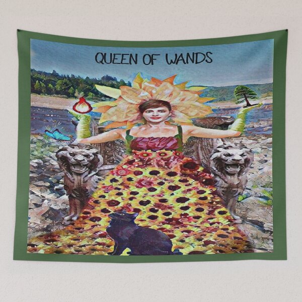 Item preview, Queen of Wands designed and sold by EARTH ANGEL 888.