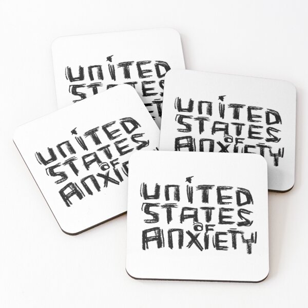 Item preview, United States Of Anxiety designed and sold by badlydrawnbabe.