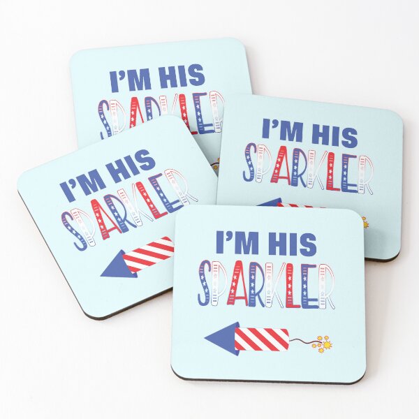 Item preview, I'm His Sparkler 4th of July Couple Matching designed and sold by Nzgiftsandmore.