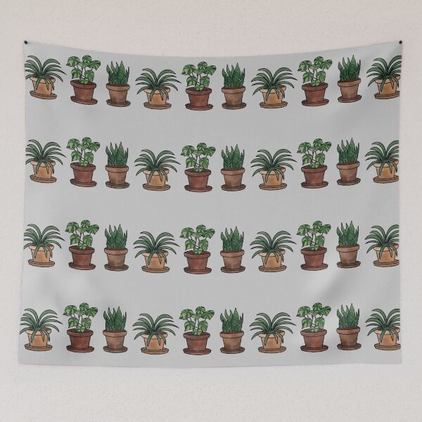 Item preview, Tiny Potted Houseplants designed and sold by HerMoodBoard.
