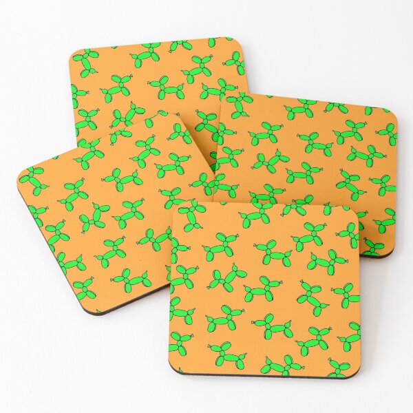 Item preview, Balloon Dogs Print! (Bright Orange and Lime Green) designed and sold by KelseyLovelle.