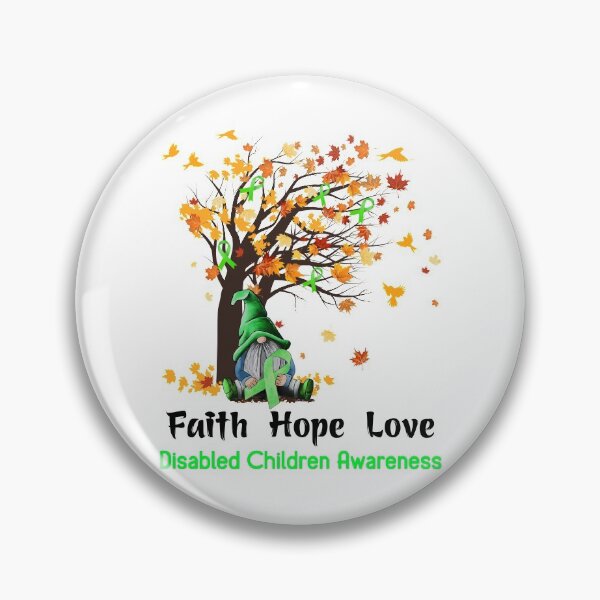 Item preview, Disabled Children Awareness Faith Hope Love designed and sold by GennieShop.
