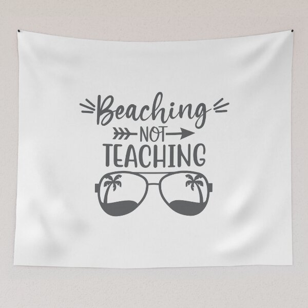 Item preview, Beaching Not Teaching Summer design designed and sold by Demirake.