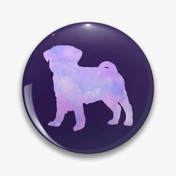 Item preview, Space Watercolor Pug designed and sold by Etherfolk.