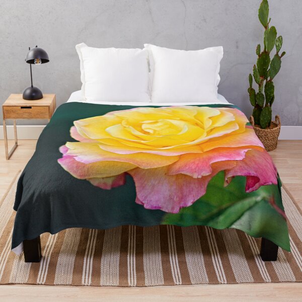 Item preview, Beautiful Molted Pink Yellow Rose Macro designed and sold by Anna Lemos.
