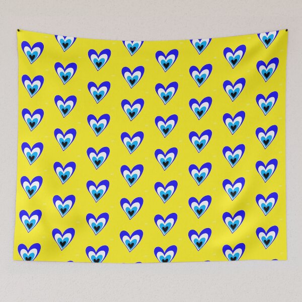 Item preview, I Heart Evil Eyes - Yellow designed and sold by melaniemeisner.