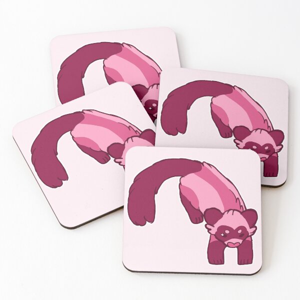 Item preview, Pink Ferret Jumping designed and sold by Maplebreeze.