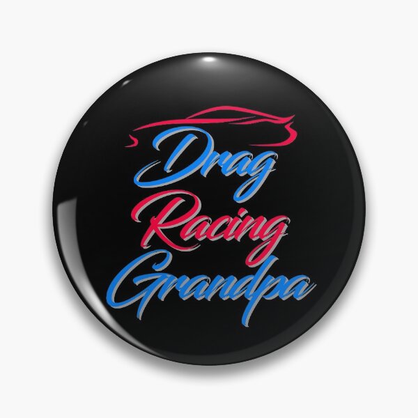 Item preview, Drag Racing Grandpa 3 on Black Background designed and sold by WLHmedia.com .
