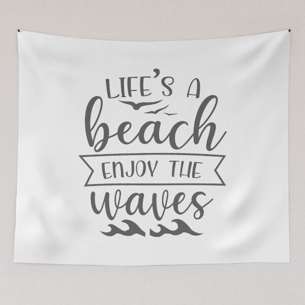 Item preview, Life's a Beach Enjoy the Waves design designed and sold by Demirake.