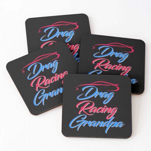 Item preview, Drag Racing Grandpa 3 on Black Background designed and sold by WLHmedia.com .