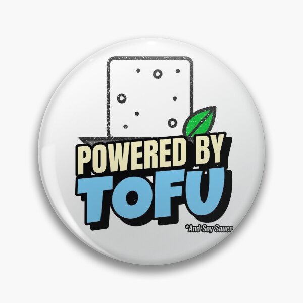 Item preview, Powered By Tofu designed and sold by veganville.