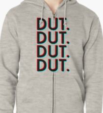 Dut. x4 (white background) Zipped Hoodie