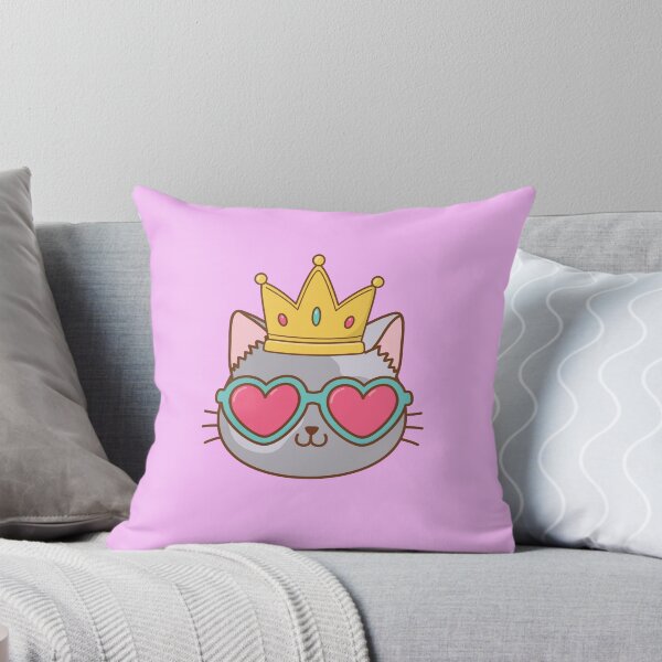 Item preview, Cat princess/ cat queen/ cat in a crown designed and sold by fluffyfriends.