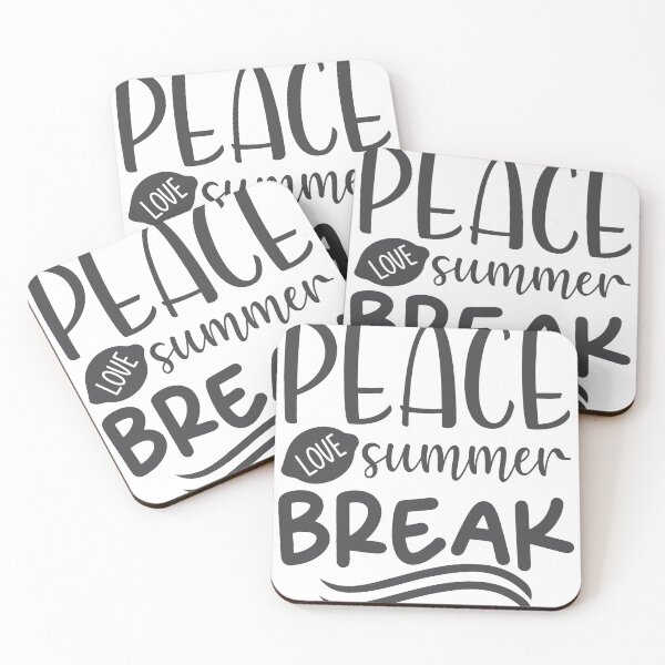 Item preview, Peace Love Summer Break, Summer design designed and sold by Demirake.