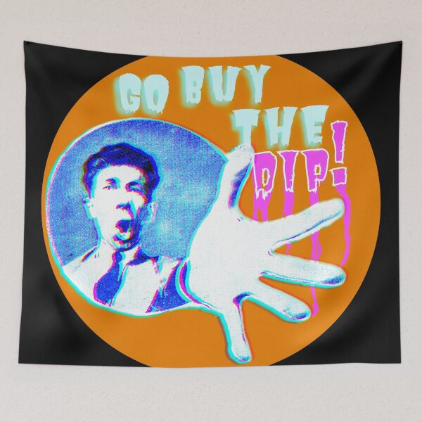 Item preview, Buy the Dip | Crypto Hodler | Vintage | Orange | Pop Aesthetics designed and sold by spinolator.