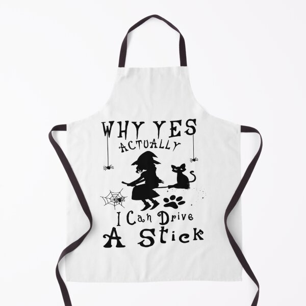 Item preview, Womens Why Yes I Can Drive A Stick Funny Halloween Witch Sarcastic Cute Design designed and sold by Rassitni.