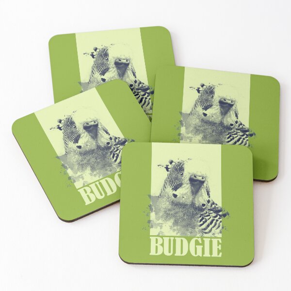 Item preview, Budgie Budgerigar Parrot Modern designed and sold by Alienphysique.