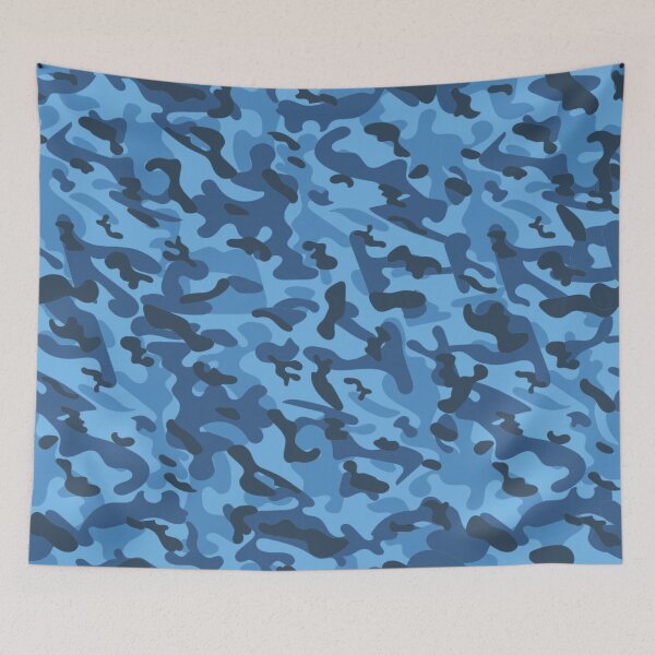 Item preview, Blue Camo print Army designed and sold by RaianasHome.