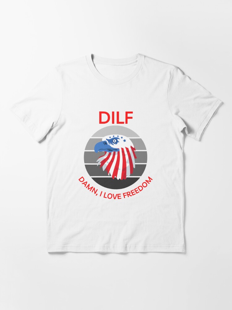 D.I.L.F, Damn I Love Football Large Square Pillow